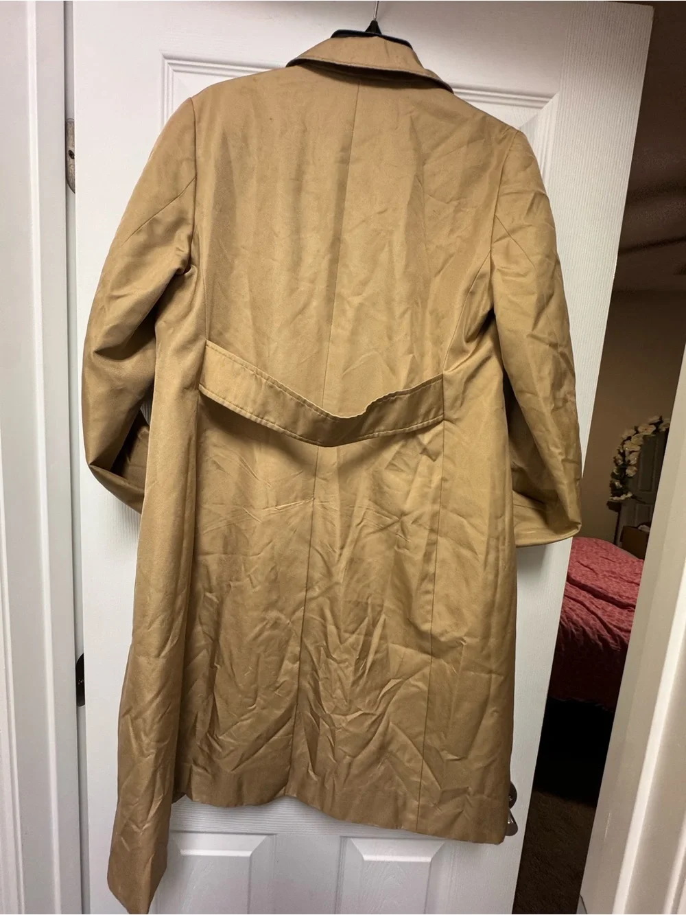 Banana Republic SILK Single-Breasted Trench Coat